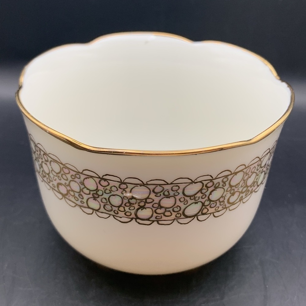 Trinket “LUCI” gold rim‎ bowl fine China made in Japan.Perfect condition.
